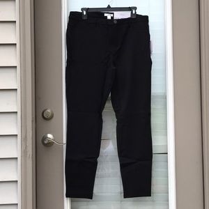 Lauren Conrad Skinny Knit Pants size 18 black